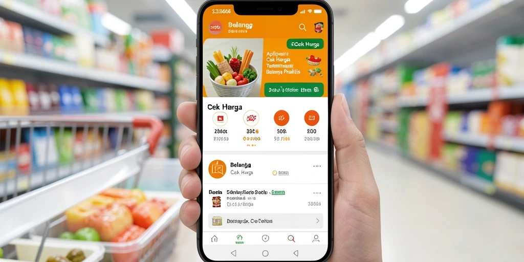 Tampilan antarmuka aplikasi Cek Harga 333666 yang menarik dan mudah digunakan.