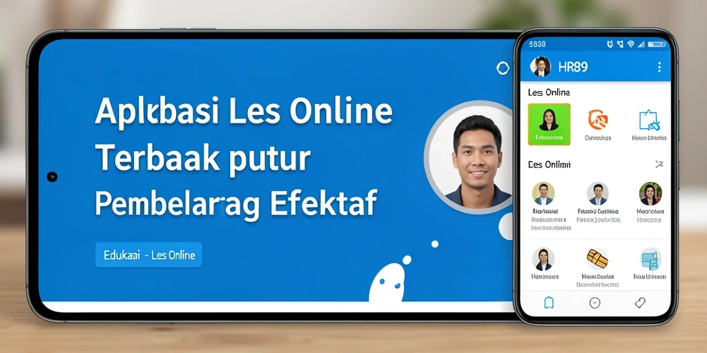 Antarmuka aplikasi HR89 yang menarik dan mudah digunakan.