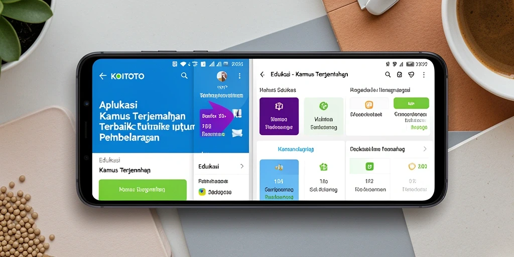 Tampilan antarmuka KOITOTO yang sederhana dan informatif.