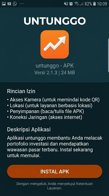 Unduh dan Instal APK Untunggo untuk Pengguna Android